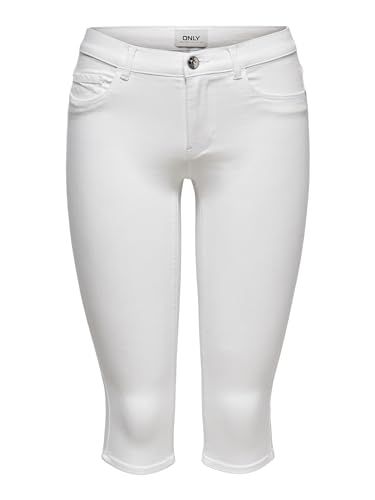 Panta-Court Femme ONLY Short Noir en Jean Denim Onlrain Life Reg