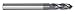 Ball End Mill,Double End,5/32",Carbide