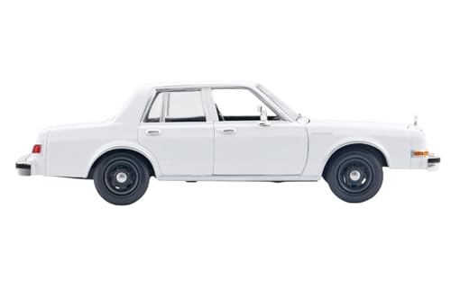 Modelo 1/24 Motormax 1986 Diplomat Police Car Kit miniatura 4