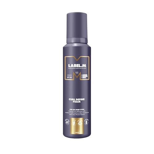 LABEL.M Curl Define Foam mousse cheveux bouclés ondulations 150ml