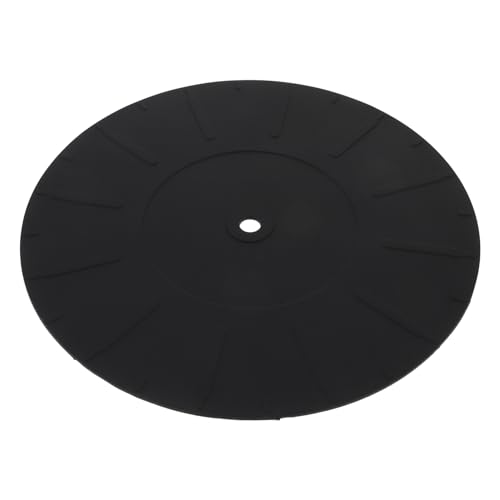IWOWHERO Vinyl Record Player Silicone Mat Static Turntable Pad for Enhanced Sound Quality Slip Record Mat Lightweight Protective Slipmat for Phonograph Use