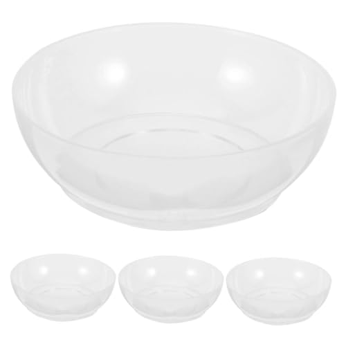 BESTYASH 4 piezas Bandejas para Báscula Electrónica de Cocina Abs Transparente con Capacidad Reutilizables para Pesaje Preciso de Alimentos y Polvos Hogar