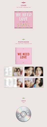STAYC WE NEED LOVE Digipack JYP Entertainment objet de collection - 4