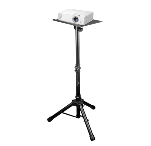 Image of Softline Pro Heavy Duty Multipurpose Adjustable Portable Tripod Stand for Workstation Music DJ Projector Mixer Projector Laptop Stand Professional & Height Adjustable (SP-PS003)
