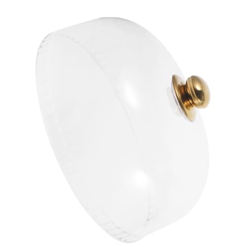 Cabilock Cubierta De Cúpula para Pastel Tapa De Cúpula Acrílica Transparente De 30Cm Campana Expositora De Pastelería con Mango De Soporte para Pastel Cubierta De Tapa para