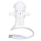 Fyearfly USB LED Leselichtlampe, Astronaut LED Lampe mit USB Anschluss, Energiesparendes Mini USB LED Nachtlicht in Form eines Astronauten und Raumfahrers für Computer, Laptop, Notebook