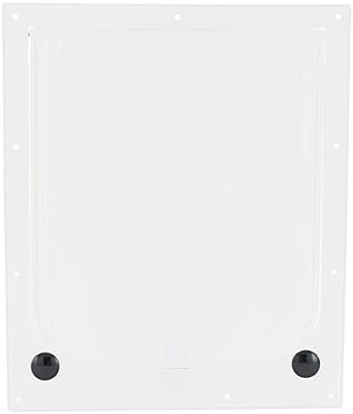 Revival Animal Health Dog Door - Magnador Two-Way Pet Door Mag I Heavy Duty White Medium