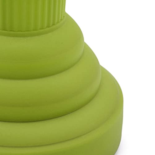 Diffuseur sèche-cheveux silicone pliable vert flexible pour buse 3.6 à 5.1 cm - 7