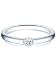 Produktbild Trilani Damen Verlobungsring 925/- Sterling Silber mit Zirkonia in Brilliantschliff Solitärring Spannring Antragsring