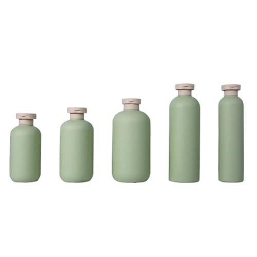 NUOLUX シャンプーボトル 大容量 トラベル ボトル 200ml、250ml、300ml、400ml、500ml トラベルセット ソープ 詰め替え シャンプー用 ー ー 詰め替え容器 容器 浴室 洗面所 旅行 持ち運び 携帯用 おしゃれ 可愛い 5本セ