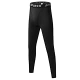 [Sillictor] スポーツタイツ キッズ コンプレッション レギンス 子供 スポーツ インナー スパッツ [通気速乾・UVカット] ジュニア アンダーウェア 野球 サッカー スキー トレーニングウェア yc3139blk-blk-150