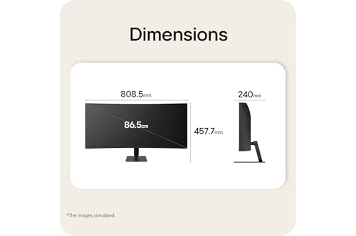 LG UltraWide34U601B-B.AEUQ | Série U6 (2026) | 34'' (86 cm) | Moniteur Ultrawide VA 21:9 | 120Hz | 5ms (GtG) | Résolution WQHD 3440x1440 | sRGB 99% | 1800R | AMD FreeSync™ Premium
