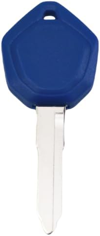 Motorcycle Parts Blank Key Uncut Blade for Ducati Supersport 950 V2 V4 (Blue)