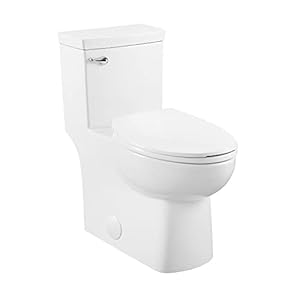 Swiss Madison Well Made Forever SM-1T116 Classe One Piece Toilet with Front Flush Handle 1.28gpf, Glossy White Swiss Madison Well Made Forever SM 1T116 Classe One Piece Toilet with Front Flush Handle 128gpf Glossy White