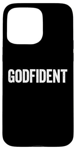 Godfident �N���X�`���� �M�� �_�ւ̐M�� �@������ �X�}�z�P�[�X iPhone 15 Pro Max �p