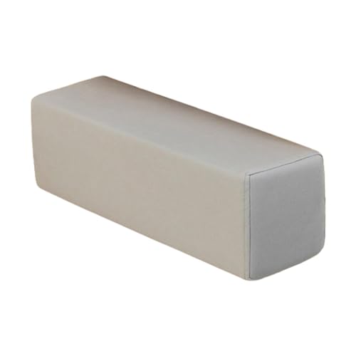 Image of ATORSE Side Arm Rest Pillow Rectangular High Density Foam Armrest for Couch Bed Car Light Gray