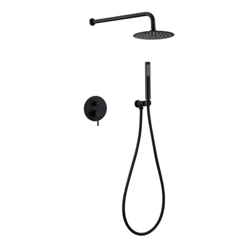 Système de douche noire anti-calcaire pour résoudre les fuites murales