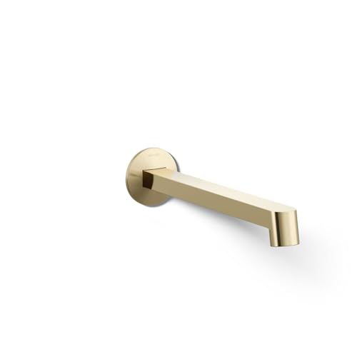 Components - Grifo para lavabo de baño de montaje en pared con diseño de fila, 1.2 GPM