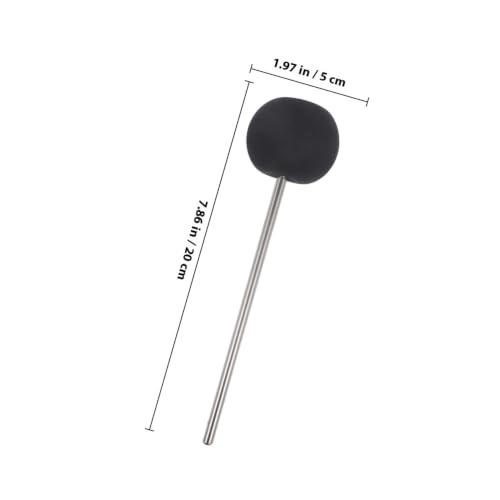 Pedal de cajón y martillo para bombo de acero inoxidable miniatura 6