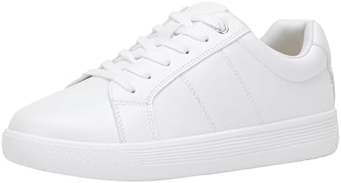 Vepose Women's White Casual Walking Sneakers, Fashion Tennis Low ...
