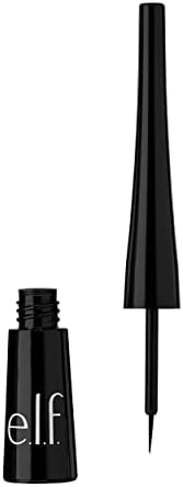 e.l.f. Expert Liquid Liner, Smudge-proof, Buildable, Long-lasting, Enhances, Defines, Jet Black, Precision Brush 4.2ml