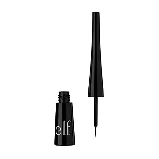 e.l.f. Expert Liquid Liner, Jet Black, 0.15 Fluid Ounce
