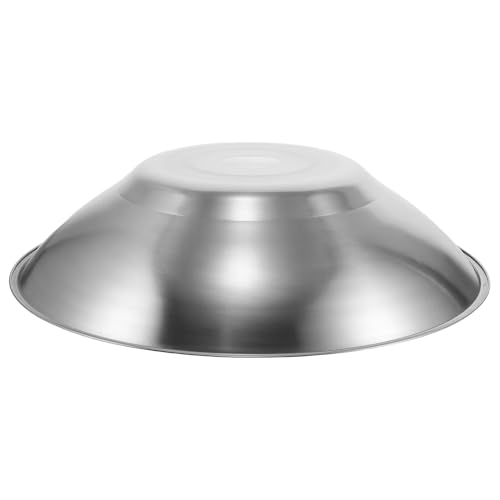 VICASKY Couvercle de Luminaire en Acier Inoxydable pour Lampes Chauffantes, Protection Renforcée, Diamètre de Montage 4,5 Cm, Adapté pour Reptiles et Élevage en Terrarium ou Poulailler