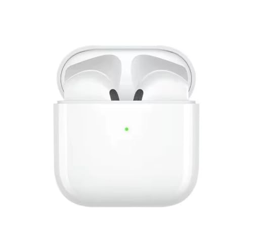 White Pro 4 Wireless Earbuds Bluetooth 5.3 – Noise...