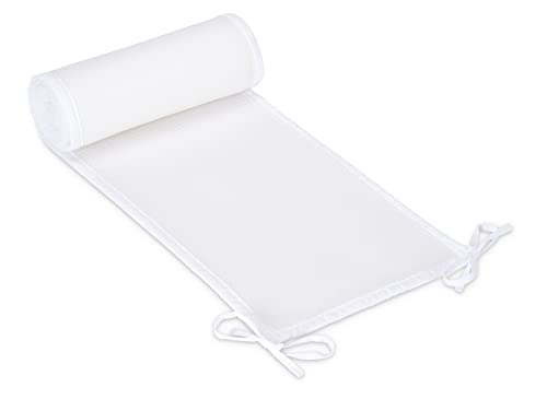 FabiMax Nestchen/Bettumrandung aus atmungsaktivem Netzstoff, 200 cm...