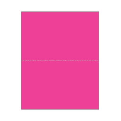 Burris Computer FormsPrint On Demand Jumbo Bright Color Blank Postcards - Popping Pink (2500 sheets/5000 postcards)
