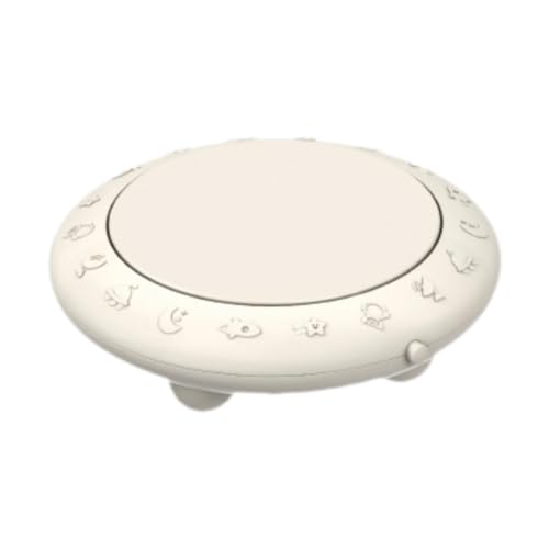 Qianly Soporte Giratorio para Cupcakes Bandeja Giratoria para Postres Porta Cupcakes Base para Pasteles Hecho de Material PP Resistente Adecuado para Bodas, con Musica, Individual