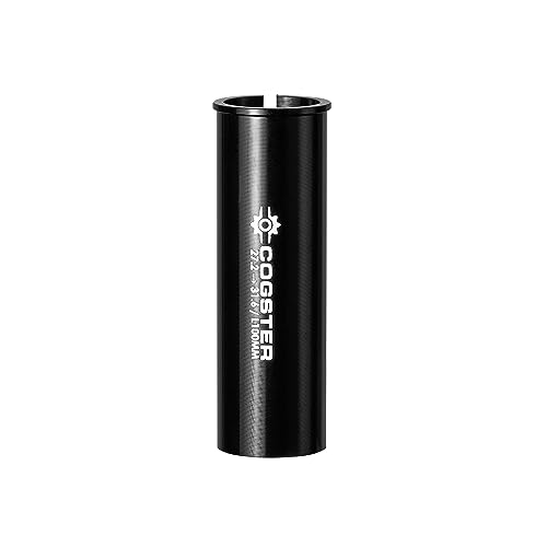 Cogster CSS06-01 Alloy Bike Seatpost Reducer Shim, 100Mm Length Aluminum Bicycle Reducing Sleeve Seat Post Tube Adapter For Mtb,Mountain,City Bike,Road Bike cover