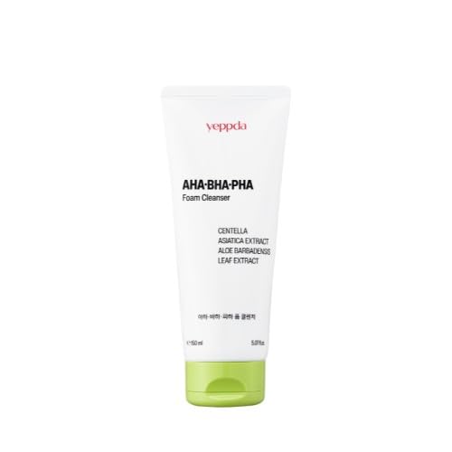 Hafif Asidik Akneli Ciltler İçin Yüz Temizleme Köpüğü Yeppda AHA BHA PHA Foam Cleanser 150 ml