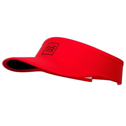 COMPRESSPORT Visor - Visier Anti-UV-Sonnenschutz - Feuchtigkeitsableitung und schnelles Trocknen von Schweiß - Einheitsgröße.