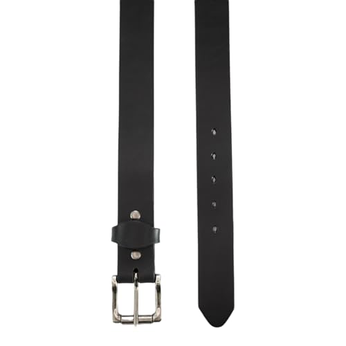 Geniune Leather Heavy Work Belt, Black2