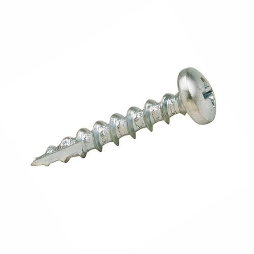 Brixwell SRW21678901 Zip R Screw, Pan Head with Fully Threaded Pack of 1000
