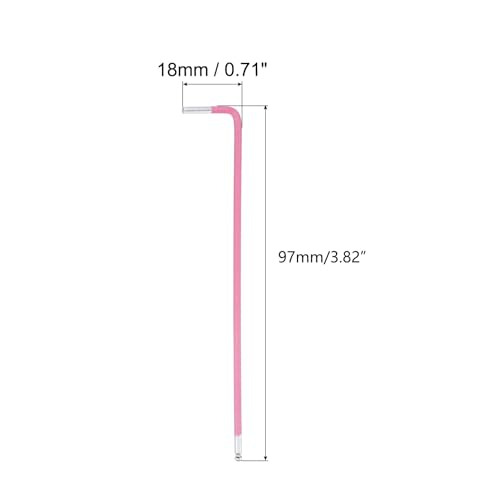 TOP-VIGOR 2Pcs 2mm Ball End Hex Key Wrench, L Shaped Long Arm Allen Key for Household DIY Professional Machine Repairing - Image 2