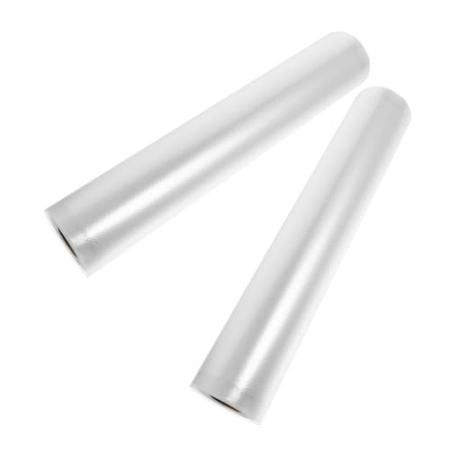 MOLUCKFU Multi-functional 2 Rolls Vacuum Sealer Bags Food Storage Preservation Bag Food Packing for Kitchen Easy Open/close Design