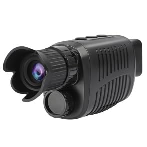 Garvee Monocular Digital Visión Nocturna R7 - Visor Nocturno Infrarrojo 1080p Fotos y Vídeos, Largo Alcance en Oscuridad Total, Ideal para Caza, Camping, Senderismo y Vigilancia, Negro