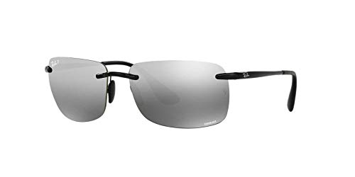 Ray-Ban Men's RB4255 Chromance Square Sunglasses