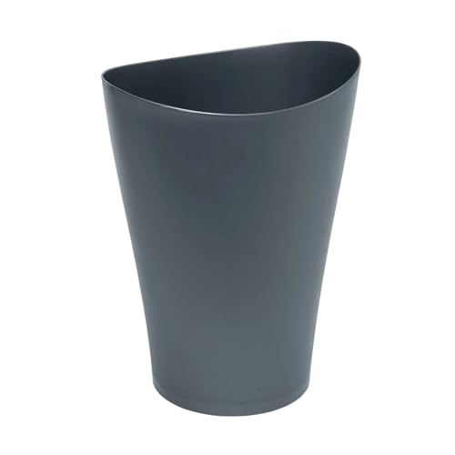 Caneca de basura redonda gris 2.25 gal para baño