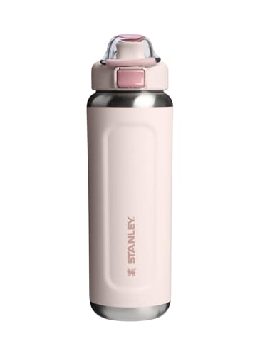 STANLEY Wellspring Bottle 0.7L - Cold For 12 Hours - Iced For 40 Hours - BPA-Free Recycled Stainless Steel Flask - Leakproof - Dishwasher Safe - Rose Quartz