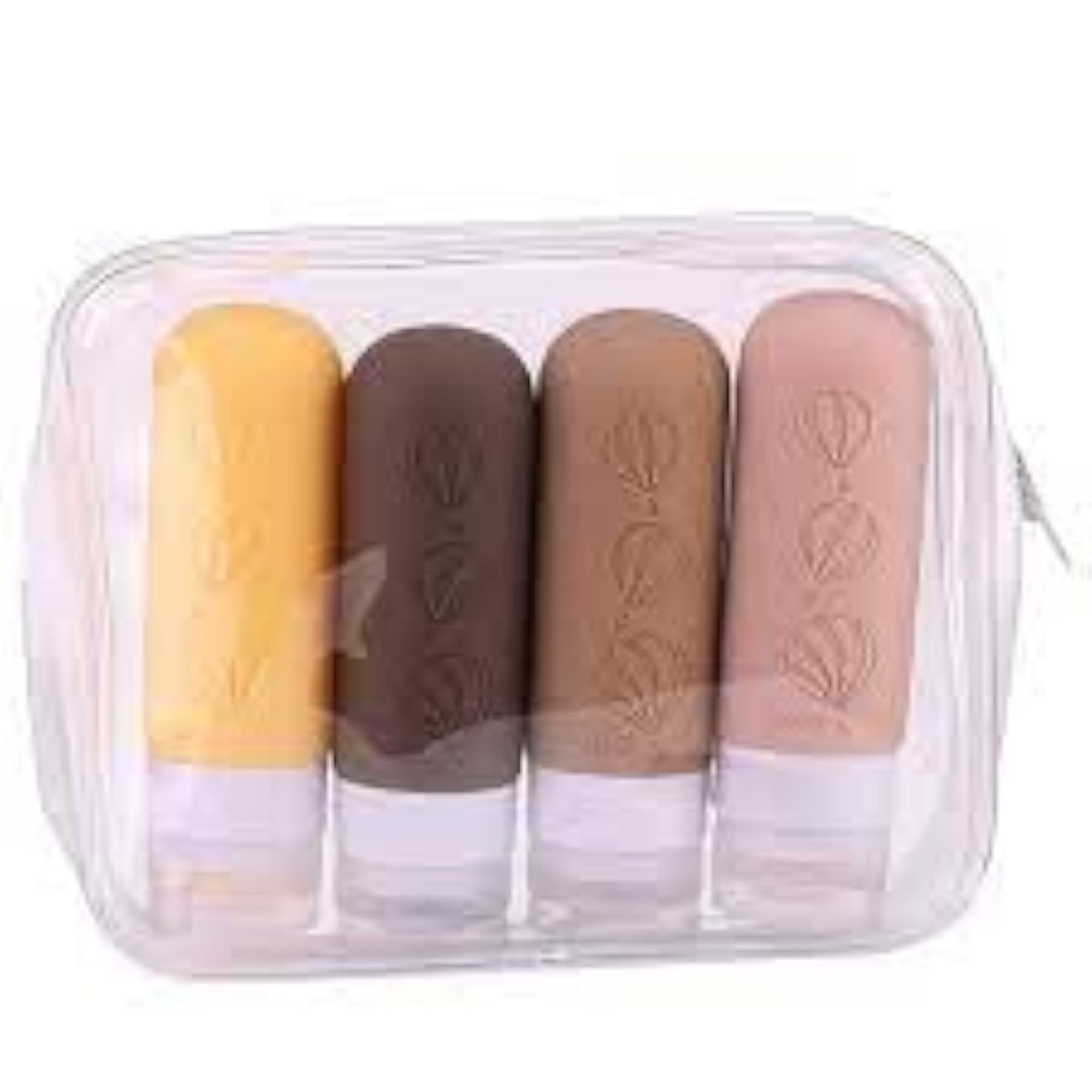 Leak Proof BPA-Free Squeezable Toiletry Containers, Mini Travel Bottles