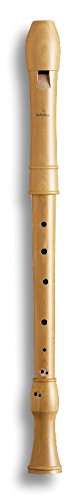 Mollenhauer 2466 Canta Tenor-Blockflöte Deutsch mit Doppelloch Birnbaum hell Natur-Holz - Tenorblockflöte inkl. Etui, Wollwischer, Fettdöschen, Grifftabelle und Pflegeanleitung