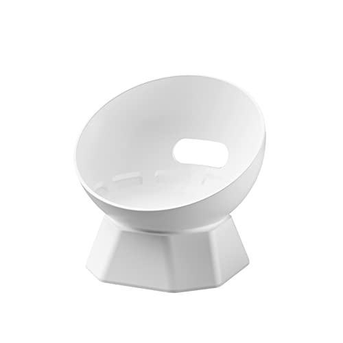 Soporte para Amazon Echo Dot 4 anticaídas base estable de escritorio blanca sin dañar la pared 2