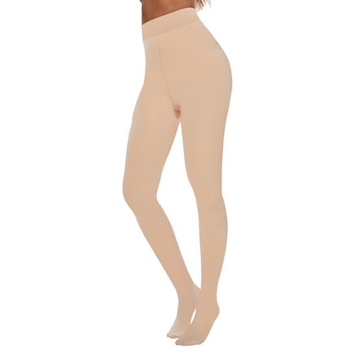 TNNZEET Fleece Lined Tights Women — Pantyhose Colorful Opaque Black Sheer Thermal Winter Warm Leggings Under Dress