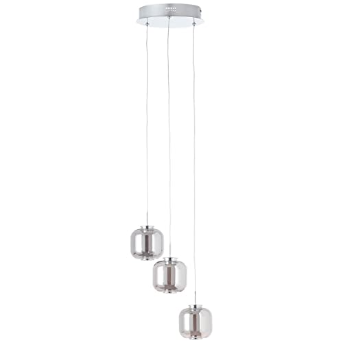 Lámpara de techo colgante Brilliant Rafa G99258/93 con acabado cromo de alta gama 4