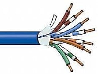 1624R-5 1 Reel 24 AWG 4 Nonbonded-Pairs CAT5 CMR Riser Overall Shielded Voice & Data Cable - Blue - Belden (Units of 1000 Feet)
