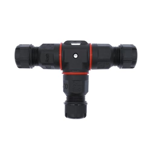 Conector impermeable IP68 de conexión rápida con 3 pines y 24A 3