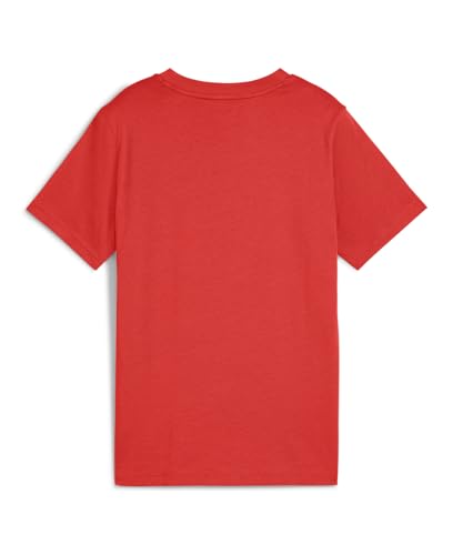 Image of Puma Boy Cotton Solid Regular Fit Tees